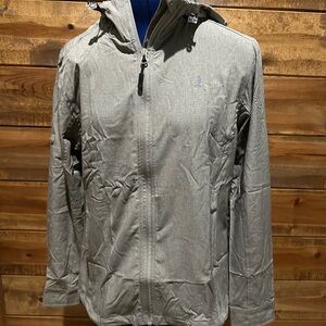 Womens S tan Hooded Jacket Little donkey Andy mesh